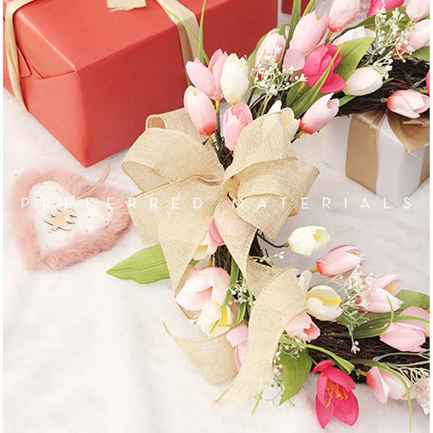 Amazon.co.jp: チューリップ リース、チューリップ装飾リース